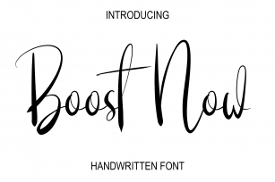 Boost Now Font Download