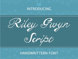 Riley Gwyn Script Font Download