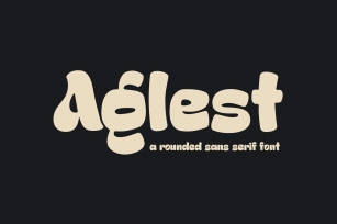 Aglest a Rounded Sans Serif Font Download