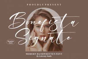 Bonefista Signature Modern Handwritten Font LS Font Download