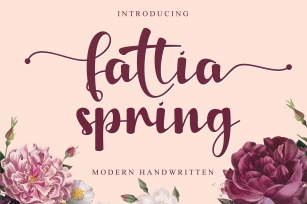Fattia Spring Font Download