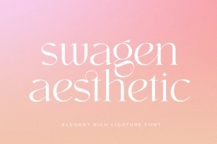 swagen aesthetic Font Download