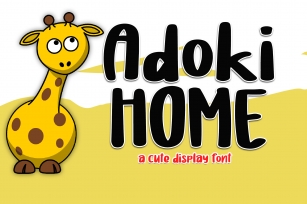 Adoki Home Font Download
