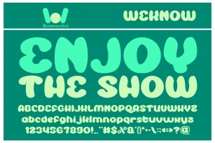 Enjoy the Show Font Download