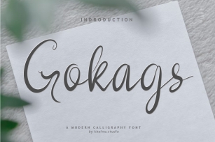 Gokags Script Font Download