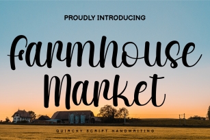 Farmhouse Market Font Download