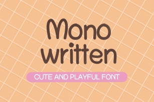 Mono Written Font Download