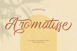 Aromatisse Font Download