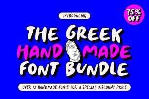 The Greek Handmade Bundle Font Download
