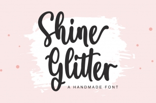 Shine Glitter Font Download