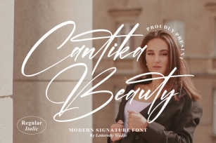 Cantika Beauty Modern Siganture Font LS Font Download