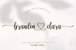 Brandon Clara Lovely Script Font Download