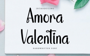 Amora Valentina Font Download
