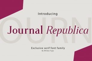 Journal Republica Font Download