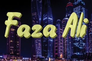 Faza Ali Font Download