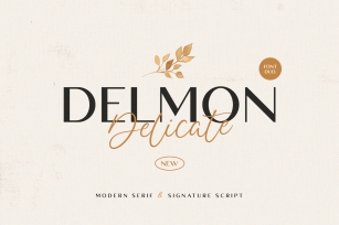 Delmon Delicate Scrip Font Download