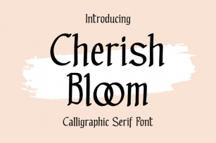 Cherish Bloom Font Download