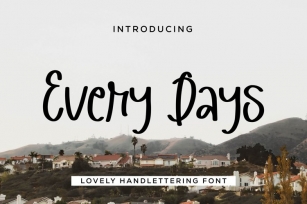 Every Days Font Download