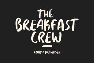 Breakfast Crew + Illustrations Font Download