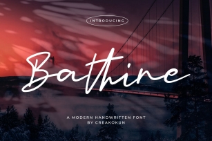 Bathine Font Download