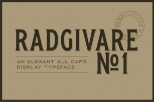 Radgivare No 1 Font Download