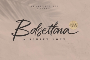Bolsettona Font Download