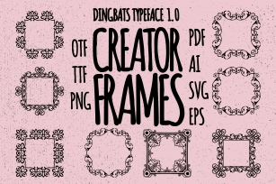 Frames Creator 1.0 Font Download