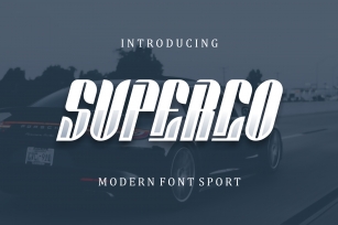Superco Font Download