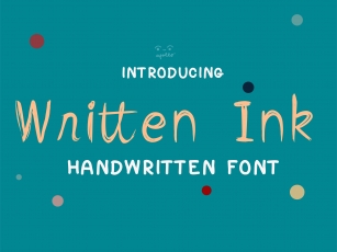 Written Ink Font Download