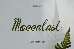 Moccalast Font Download