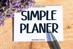 Simple Planer Font Download