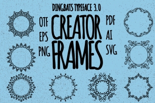 Frames Creator 3.0 Font Download