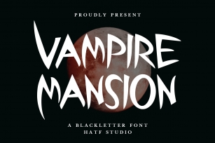 Vampire Mansion Font Download