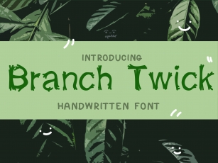Branch Twick Font Download