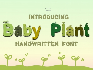 Baby Plant Font Download