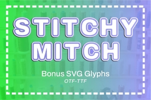 Stitchy Mitch Font Download