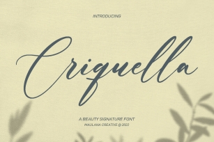 Criquella Script Font Download