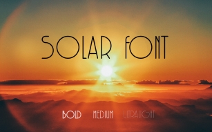 Solar Font Download