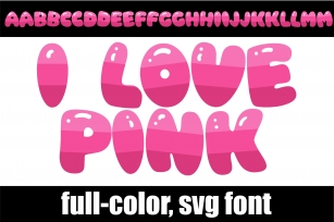 I Love Pink Font Download