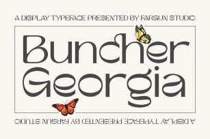 Buncher Georgia Font Download