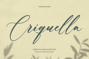 Criquella Script Font Font Download