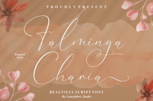 Falminga Charia Beautiful Script Font LS Font Download