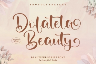 Dofatela Beauty Beautiful Script Font LS Font Download