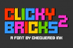 Clicky Bricks 2 Font Download