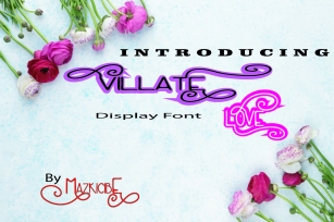 Villate Love Font Download
