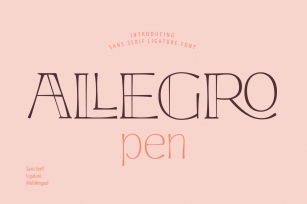 Allegro Pen Font Download