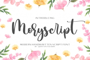 Moryscript Font Download