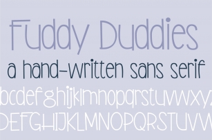 PN Fuddy Duddies Font Download