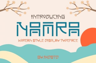 Namra Korean Style Display Typeface Font Download