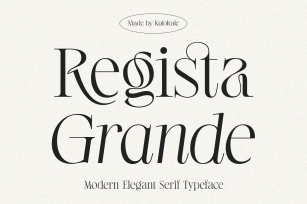 Modern Elegant Display Serif Font Download